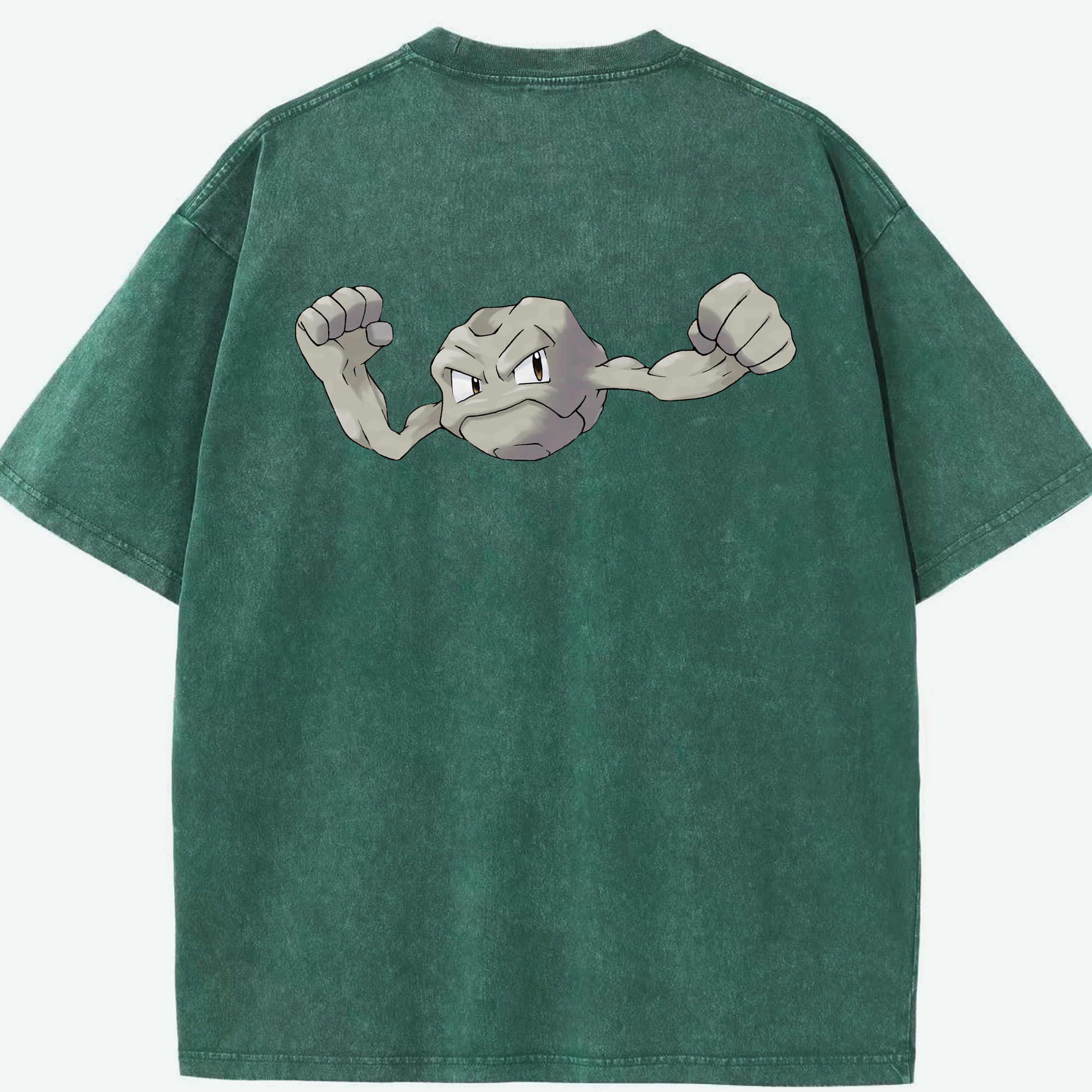 （画像用） ポケットモンスター Pokémon 綿100% ヴィンテージ風 半袖Tシャツ（背面プリント）